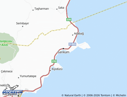 Mappa MICHELIN Sarıkum - ViaMichelin