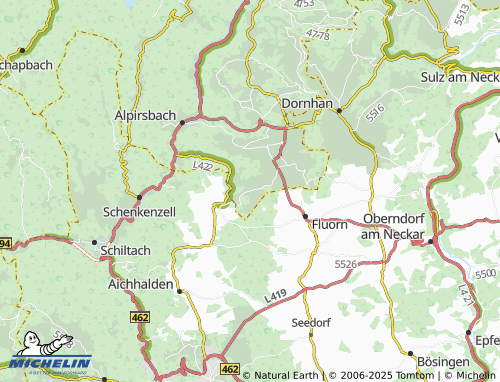 MICHELIN Hönweiler map - ViaMichelin