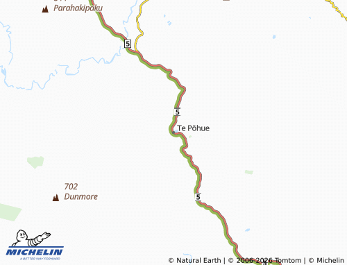 Mapa MICHELIN Te Pōhue - ViaMichelin