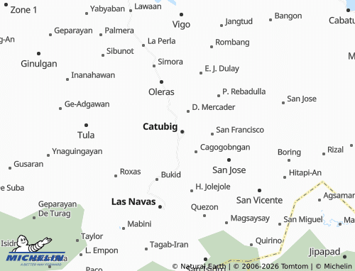 MICHELIN Cagmanaba map - ViaMichelin