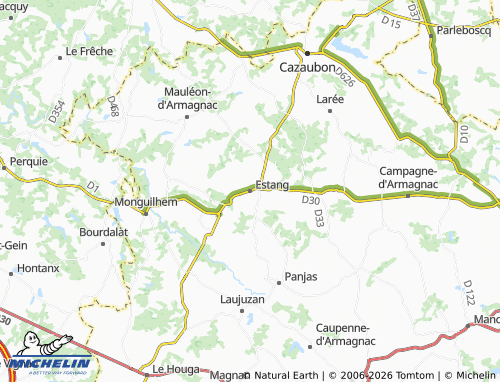 Mappa MICHELIN Estang - ViaMichelin