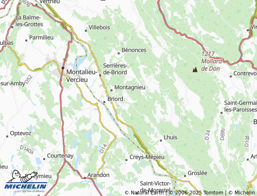 Carte MICHELIN Crept - ViaMichelin