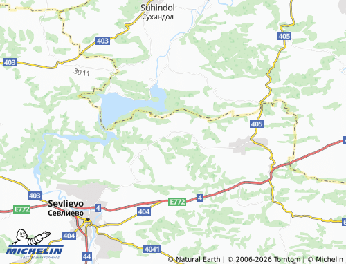MICHELIN Mladen map - ViaMichelin