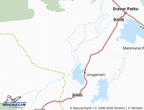 MICHELIN-Landkarte Kithul - ViaMichelin