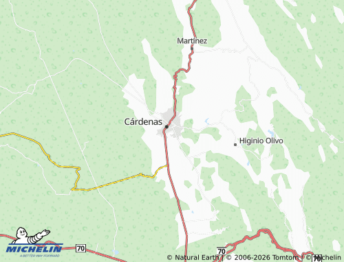 MICHELIN Infonavit map - ViaMichelin
