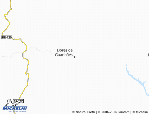 Mappa MICHELIN Dores de Guanhães - ViaMichelin