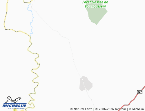 MICHELIN Baniagara map - ViaMichelin