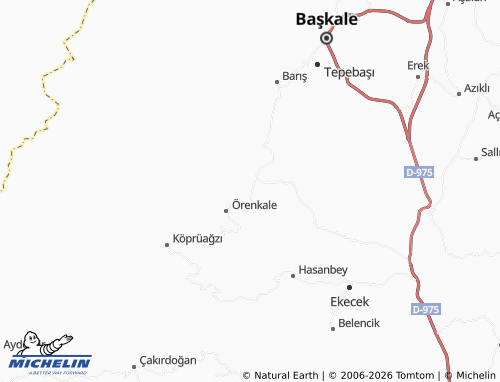 Mappa MICHELIN Erkonağı - ViaMichelin