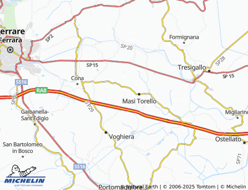 MICHELIN-Landkarte Possessione Cremona - ViaMichelin