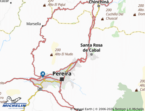 Carte MICHELIN La Rivera - ViaMichelin