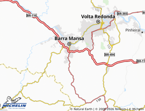 Mapa MICHELIN Rozelândia - ViaMichelin