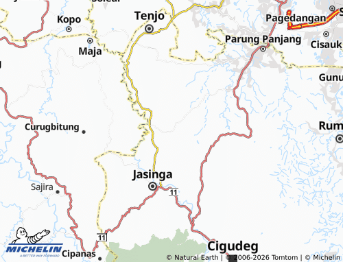 MICHELIN Barengkok map - ViaMichelin