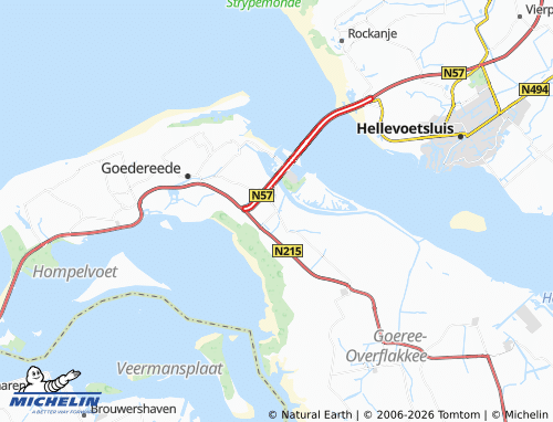 Mapa MICHELIN Stellendam - ViaMichelin