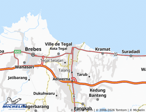 MICHELIN Mangkukusuman map - ViaMichelin