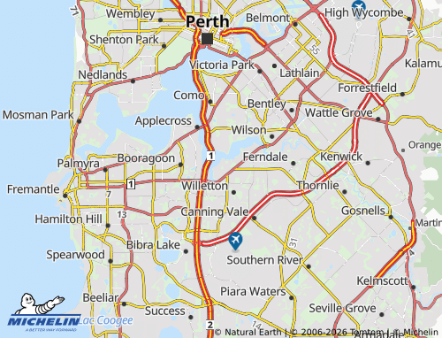 MICHELIN Rossmoyne map - ViaMichelin
