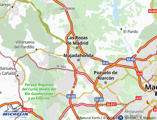 Mapa MICHELIN Majadahonda - ViaMichelin
