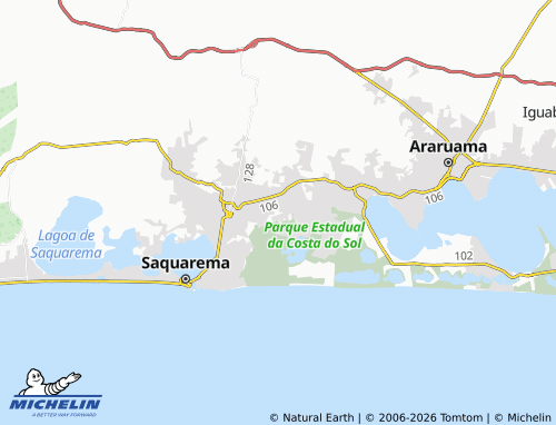 MICHELIN Caixa d'Água map - ViaMichelin