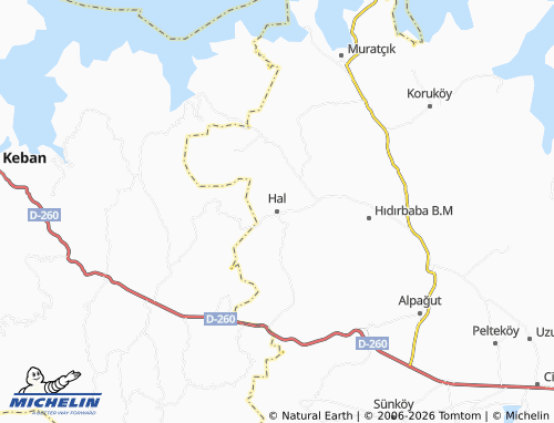 MICHELIN Hal map - ViaMichelin