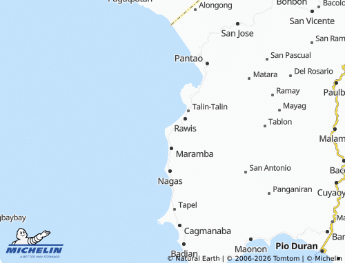 MICHELIN Apud map - ViaMichelin