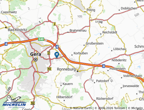 Mapa MICHELIN Korbußen - ViaMichelin