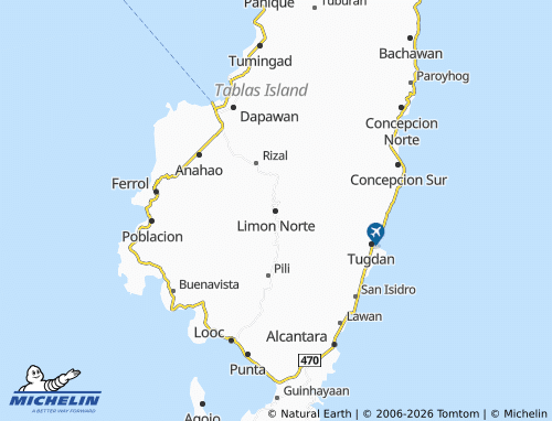 Mappa MICHELIN Limon Norte - ViaMichelin