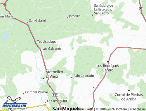 Carte MICHELIN Las Cañas - ViaMichelin