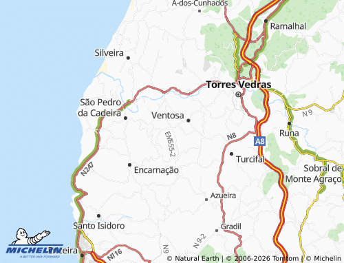 Mapa MICHELIN Arneiros de Ventosa - ViaMichelin