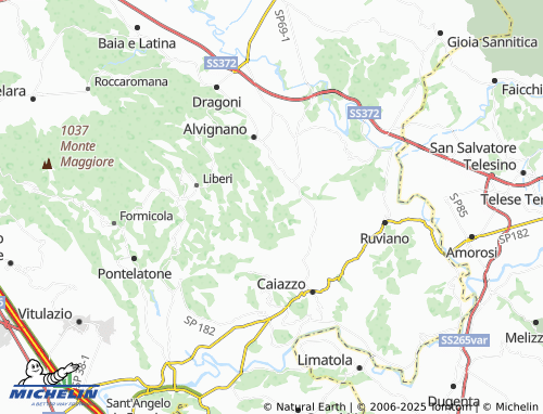 MICHELIN Marciano Freddo map - ViaMichelin