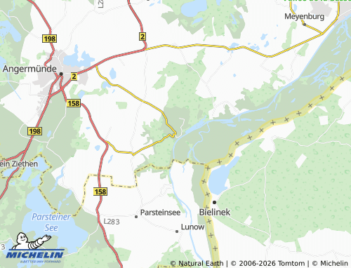 MICHELIN Stolpe map - ViaMichelin