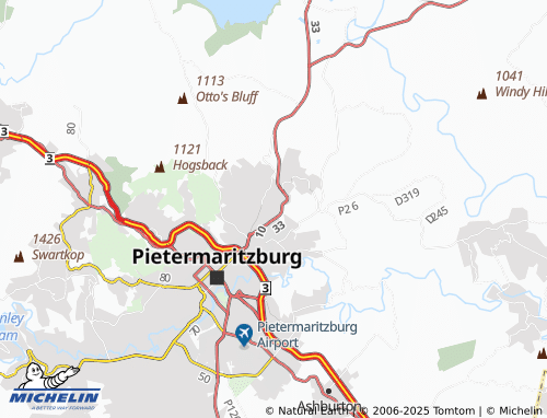 MICHELIN Allandale map - ViaMichelin