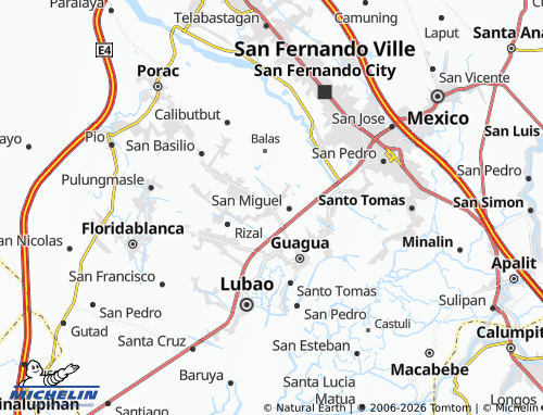 MICHELIN Santa Rita map - ViaMichelin