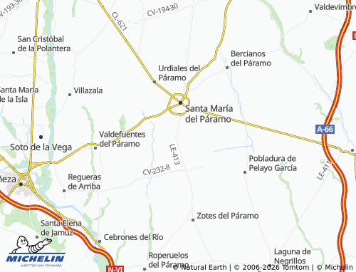 Mappa MICHELIN Laguna Dalga - ViaMichelin