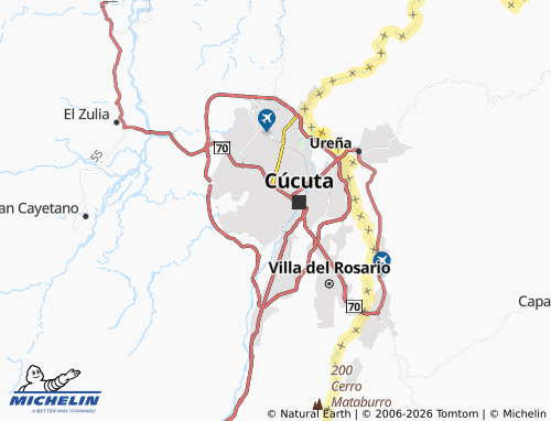 Carte MICHELIN El Páramo - ViaMichelin