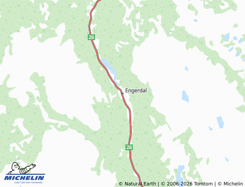 MICHELIN-Landkarte Engerdal - ViaMichelin