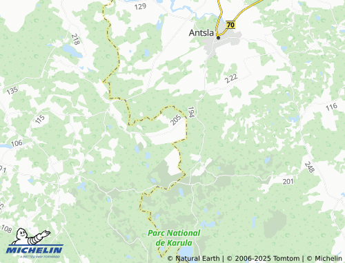 MICHELIN Lusti map - ViaMichelin