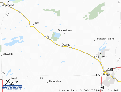 Carte MICHELIN Otsego - ViaMichelin