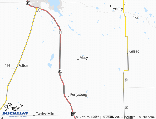 Mappa MICHELIN Macy - ViaMichelin