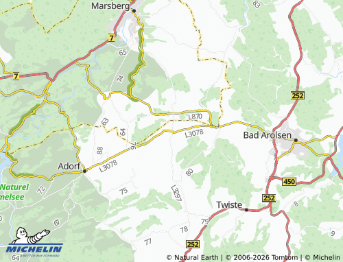 Mappa MICHELIN Vasbeck - ViaMichelin