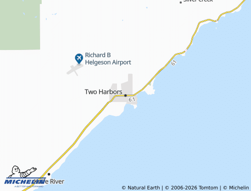 Mappa MICHELIN Two Harbors - ViaMichelin