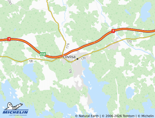 Mapa MICHELIN Loviisa - ViaMichelin