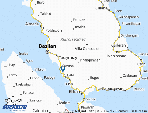 MICHELIN Libtong map - ViaMichelin