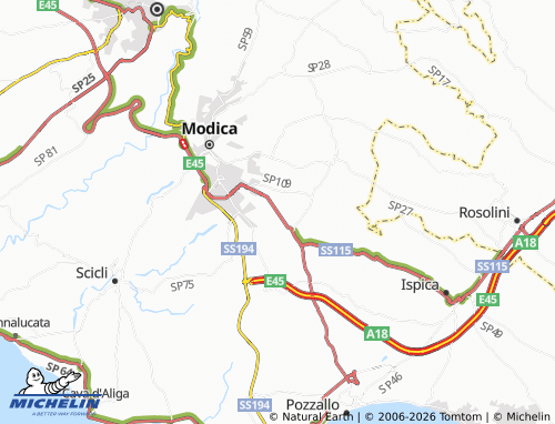 Carte MICHELIN Michelica - ViaMichelin
