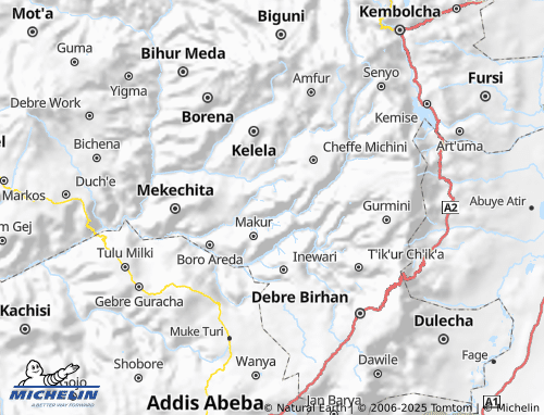 Mapa MICHELIN Merhabete - ViaMichelin