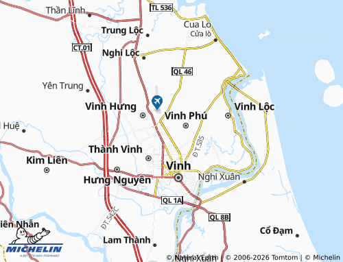 Mapa MICHELIN Nghi Phú - ViaMichelin