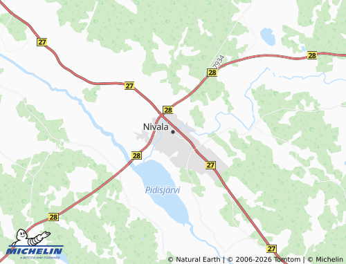 Carte MICHELIN Nivala - ViaMichelin