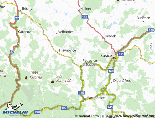 MICHELIN Strunkov map - ViaMichelin