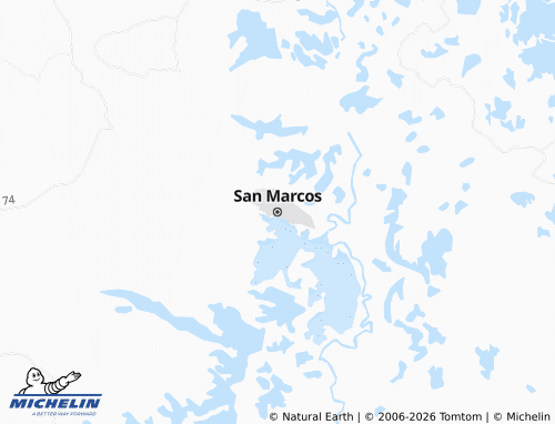 Mapa MICHELIN San Marcos - ViaMichelin