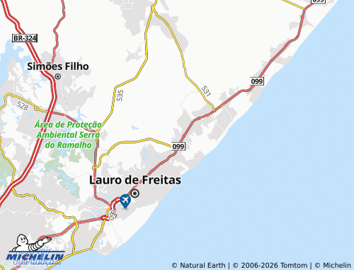 MICHELIN Boa União map - ViaMichelin