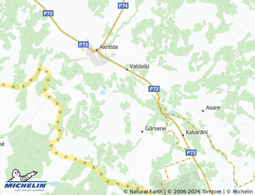 Mapa MICHELIN Kraujas - ViaMichelin