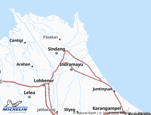 MICHELIN-Landkarte Singajaya - ViaMichelin